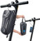 ZUIMENG E Scooter Tasche 3L wasserdichte mit Schnellverschluss, Front Tube Bag mit Reflektorstreifen für Elektroroller, Lenkertasche für Xiaomi/Sedway Ninebot/NIU/iScooter