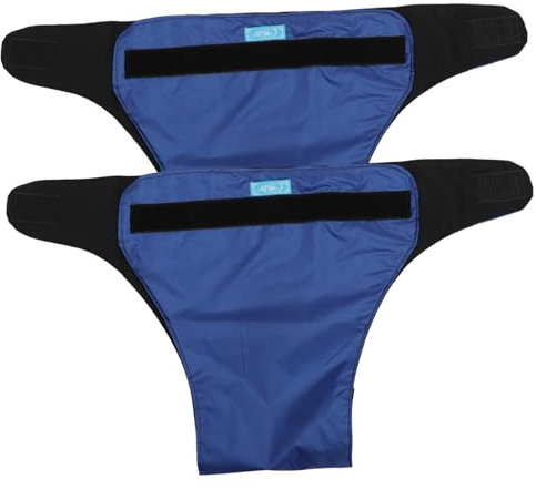 ERINGOGO 2pièces Couches Lavables Pour Adultes Anti-fuites Ajustable Unisexes Bleu Culotte Élastique Rembourrage Respirant