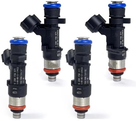 DZSQOMHGD Einspritzventil 4 Stücke Auto Kraftstoff Injektor Düse 0280158071 Für VW Für Caddy III 2,0 L 2006-2015 Für Touran 2,0 L 2006-2009 06A906031CE Injektor