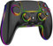 MYSTILUCK Wireless Controller für PS4/PS3/Pro/PC/MAC/iOS/Android10/Steam Deck, Gamepad mit 7 Farben RGB Beleuchtung/Dual Vibration/Turbo/6-Achsen-Gyrosensor/Touchpad/Kopfhörerbuchse/1500 mAh Akku