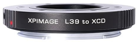 XPIMAGE Anello adattatore per attacco obiettivo compatibile con obiettivo con filettatura Leica L39 LTM per fotocamera Hasselblad X System XCD X1D X2D