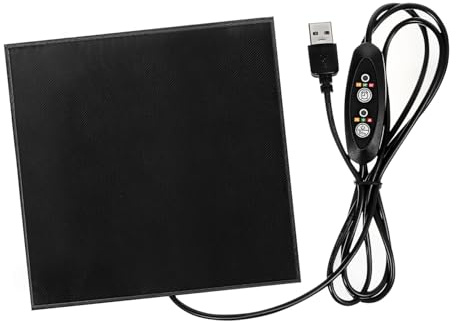 Lurrose Heizkissen Für Kleintiere Beheiztes Kissen Für Hamster Eichhörnchen Chinchillas USB-betrieben Wärmekissen Für Haustiere Haustierbedarf Schlafkissen
