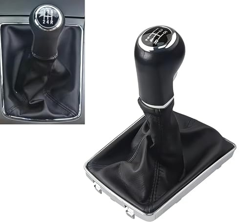 OFIXEM Pomo Palanca de Cambios Compatible con Opel Astra III H 1.6 2004-2010 | Perilla 5R | Accesorio Automóvil