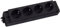 Schulte 159104000100 Steckdosenleiste EVOline Express 4 x Schuko, GST18, schwarz, 230 V