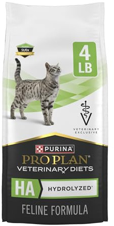 Purina Pro Plan Veterinary Diets HA Hydrolyzed Feline Formula Dry Cat Food - 4 lb. Bag