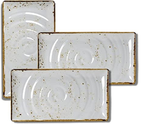Steelite VV459 Craft Melamine GN 1/3 Rectangular Platter, White (Pack of 3)