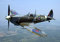 My Little Poster - Poster Supermarine Spitfire WW2 Flugzeug Wand Kunst - Ungerahmt - A3 - Papper - Realistisch - Unisex - Erwachsener