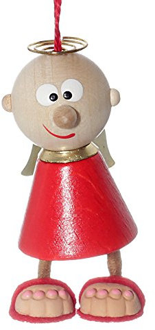 susurrus Hängender Schutzengel, Hängeschmuck, Holz, Hochzeit, Rot