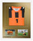 Bilderrahmen Trikotrahmen stabil RahmBig Weiß 50 X 70 cm Rahmen für Trikots, Sport shirts + Passepartout Gold