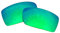 SOODASE Pour Oakley Gascan Des lunettes de soleil Vert Verres de remplacement polarisés