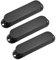 sourcing map Lot de 3 cache-micros scellés à bobine unique pour guitare ST - Sans trous - Noir