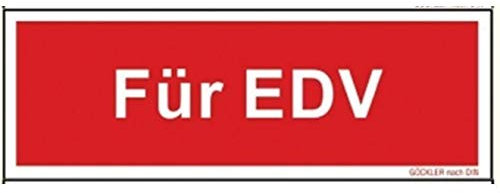 Feuerlöscher Zusatzschild Für EDV Brandschutzzeichen CO2 Feuerlöscher von MBS-FIRE®