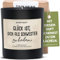 HAPPYSOY Geschenk Schwester Duftkerze im Glas mit Spruch - Geschenke für Schwestern als Dankeschön - natürlich handgemacht nachhaltig