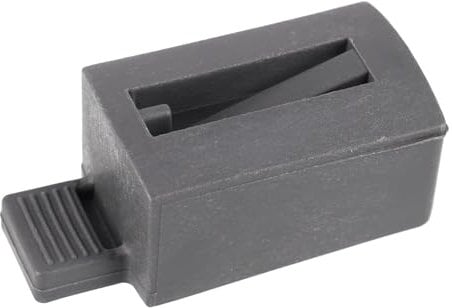 sparefixd Basket Runner Rail Back Stop Dark Grey to Fit Indesit Dishwasher