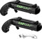 2 Pcs Ouvre Bouteille Pistolet + Porte Clé Decapsuleur Biere Cap Gun Décapsuleur Decapsuleur Biere Personnalisable Decapsuleur Biere Drole pour Bar Fête Bouteille de Bière Cadeau de l'Homme, Noir