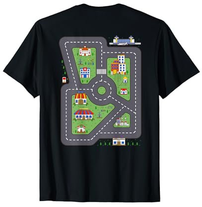 Lustige Massage Auto Teppich Rücken T-Shirt