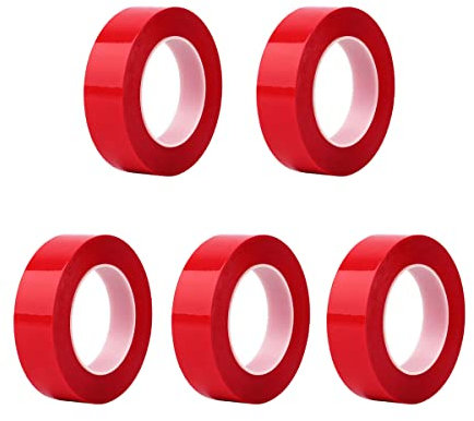 Trasparente Nastro 15 M Lungo Nastro Adesivo Nastro Adesivo Trasparente Nastro Di Pellicola Rosso Appiccicoso Nastro Adesivo Trasparente Nessuna Traccia Nastro per Sacchetto Di Scuola,