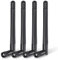 Bingfu Antenne WiFi Caméra Bi-Bande 2.4GHz 5GHz 5.8GHz 3dBi MIMO RP-SMA Mâle pour Routeur WiFi Carte Réseau sans Fil Caméra IP Sécurité Adaptateur USB Moniteur de Surveillance Vidéo,4 Paquets