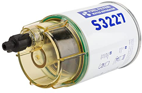 SUNGOOYUE Separatore Acqua Carburante Marino, S3227 Separatore Acqua Olio Sostituzione Filtro Carburante Nave Yacht Boat Accessorio