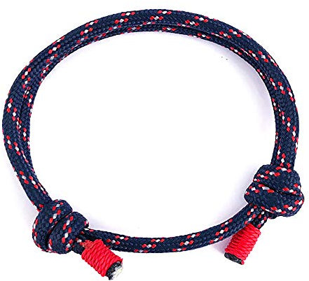 ZENSE - Bracelet marin cordon bleu ajustable pour les hommes ZB0339-A
