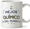 MUGFFINS Tazas para QUÍMICO hombre - En Español - Mejor del Mundo - 11 oz / 330 ml - Regalo original y divertido