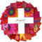 Kaffe Fassett Classics Plus Vineyard Layer Cake 42 25,4 cm Stoffquadrate für Freistortenstoffe