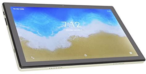 Hosie HD Tablet, Green 10.1 Inch 5800mAh 5G WiFi Tablet for Kids (UK Plug)