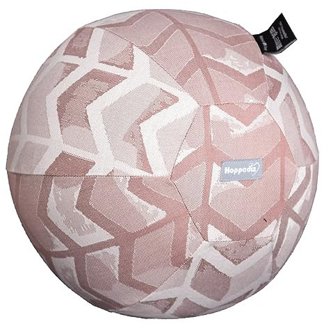 Hoppediz Luftballon-Hülle, praktischer Handtaschen Ball, Spielspaß für unterwegs und zuhause, schnell aufgepustet, Geschenkidee, 2 Luftballons inklusive, Design Amsterdam rose