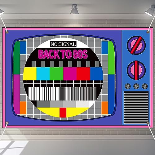 80er Jahre Deko Mottoparty 80er Tischdeko deko Jahre Party 80er Dekorationen 170 * 110cm 80s Banner für Fotografie Hintergrund Retro Disco Mottoparty