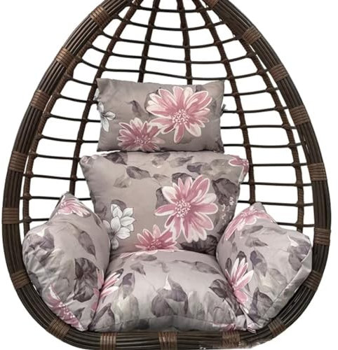 Hängesessel Kissen, Hängekorb Kissen, Schaukel Korb Kissen, Polster für Polyrattan/Rattan Hängeschaukel, Hängekorb, Schaukel Korb, Hängeschaukel, Hängestuhl, Gartenschaukel, B