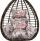 Hängesessel Kissen, Hängekorb Kissen, Schaukel Korb Kissen, Polster für Polyrattan/Rattan Hängeschaukel, Hängekorb, Schaukel Korb, Hängeschaukel, Hängestuhl, Gartenschaukel, B