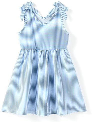 PATPAT Abiti Bambina e Ragazze Vestiti Bambina Eleganti, Vestito Bambina con Spalline Farfalla e Svasatura A-Line, Abbigliamento Bambina età 12 Mesi-10 Anni