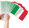 AEYAKA Bandiera Italia, 30 pezzi Bandiere dell'Italia Italiane Bandiera per für Fans Fußball EM WM Euro Hausgarten Party Bar Deko - 14 x 21 cm
