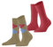 Burlington Damen Socken Everyday Mix Multipack W So Baumwolle gemustert 2 Paar, Beige Sesame 4410, 36-41