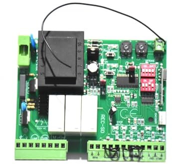 Placa de control del motor de CA de la puerta del garaje del abridor de portón Unidad de placa de circuito impreso Placa de circuito controlador Tarjeta de reemplazo electrónica Arranque suave para ab