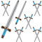 12 Pièces Épées Gonflables 60cm Épées de Fête de Pirate Armes Accessoires de FêTe Pirate pour La Fête de Cosplay, Halloween, Décorations de Thème