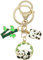 Moydolo Panda Schlüsselanhänger Anhänger Metall Tier Souvenir Keychian Charme Geschenk für Jungen Mädchen Damen Herren