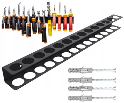 Pliers Holder Wall Mount - Metal Screwdriver Organiser, Supplier of Hand Tool Organisers and Storage, Steel Organiser Holder for Screwdrivers, Wrenches, Hand Tools