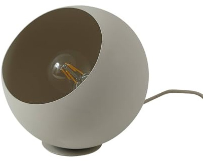 Lindby Tischlampe Somolia (Modern) in Creme aus Metall (1 flammig, E27) - Tischleuchte Schreibtischlampe Nachttischlampe Wohnzimmerleuchte