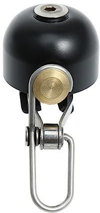 VICASKY Retro Bike Handlebar Bell Metal Loud Ding Bell for Cycling, Black Vintage Bicycle Horn Suitable for Mountain and Road Bikes