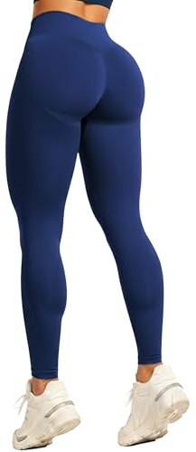 SMILODOX Leggings Damen Amaze Pro mit Scrunch, Butt Lift Sporthose High Waist V-Shape Trainingshose Seamless Blickdicht Yogahose Für Sport Fitness Alltag