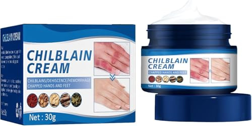Chilblain Cream,Cracked Skin Repair Cream,Cracking Cream,Cream Winter Anti-Cracking,ChilblainCream-Anti-Cracking,Foot RepairCream,30G
