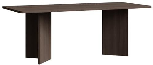 Selsey Esstisch 204×90 cm – Moderner Esszimmertisch in Esche Prestige, Japandi & Minimalistisches Design, Große Tischplatte, Robuste Laminatplatte mit ABS-Kanten