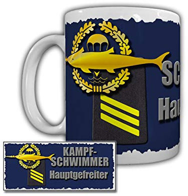 Tasse Kampfschwimmer Hauptgefreiter Eckernförde Spezialkräfte Bundeswehr #29251