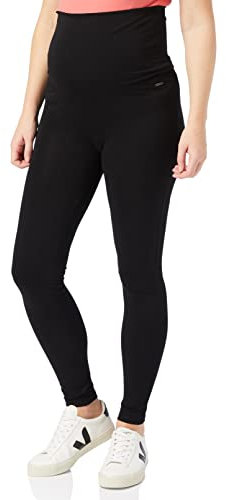 ESPRIT Maternity Damen Legging OTB Umstandsleggings, Schwarz (Black 001), M-L
