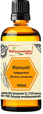 Rizinusöl kaltgepresst (100 ml) Rizinus Öl kosmet. INCI