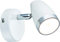 DM Leuchten Wandlampe Deckenlampe LED Schwenkbar 1-Flammig - Inkl. Leuchtmittel 4 Watt, Warmweiß - Strahler Spot, Weiß