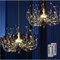 HEAGEERO Outdoor Battery Operated Chandelier 2 Pack,Firework Lights Starburst Light 180 LEDs,Ceiling Hanging Decorative for Party Christmas,Indoor Using