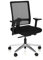 Ergonomischer Bürostuhl mit Anti-Hitzestau Rückenlehne, Bürostuhl ergonomisch & höhenverstellbar mit 3D T- Armlehnen & Synchronmechanik in Schwarz,Schreibtischstuhl mit Muldensitz, Office Chair
