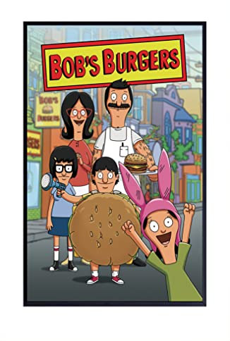 Christ-EZ Anime Cartoons Bob's Burgers-Wandkunstdruck, matt, 28 x 43 cm